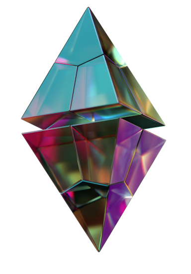 A Crystal Green and Purple